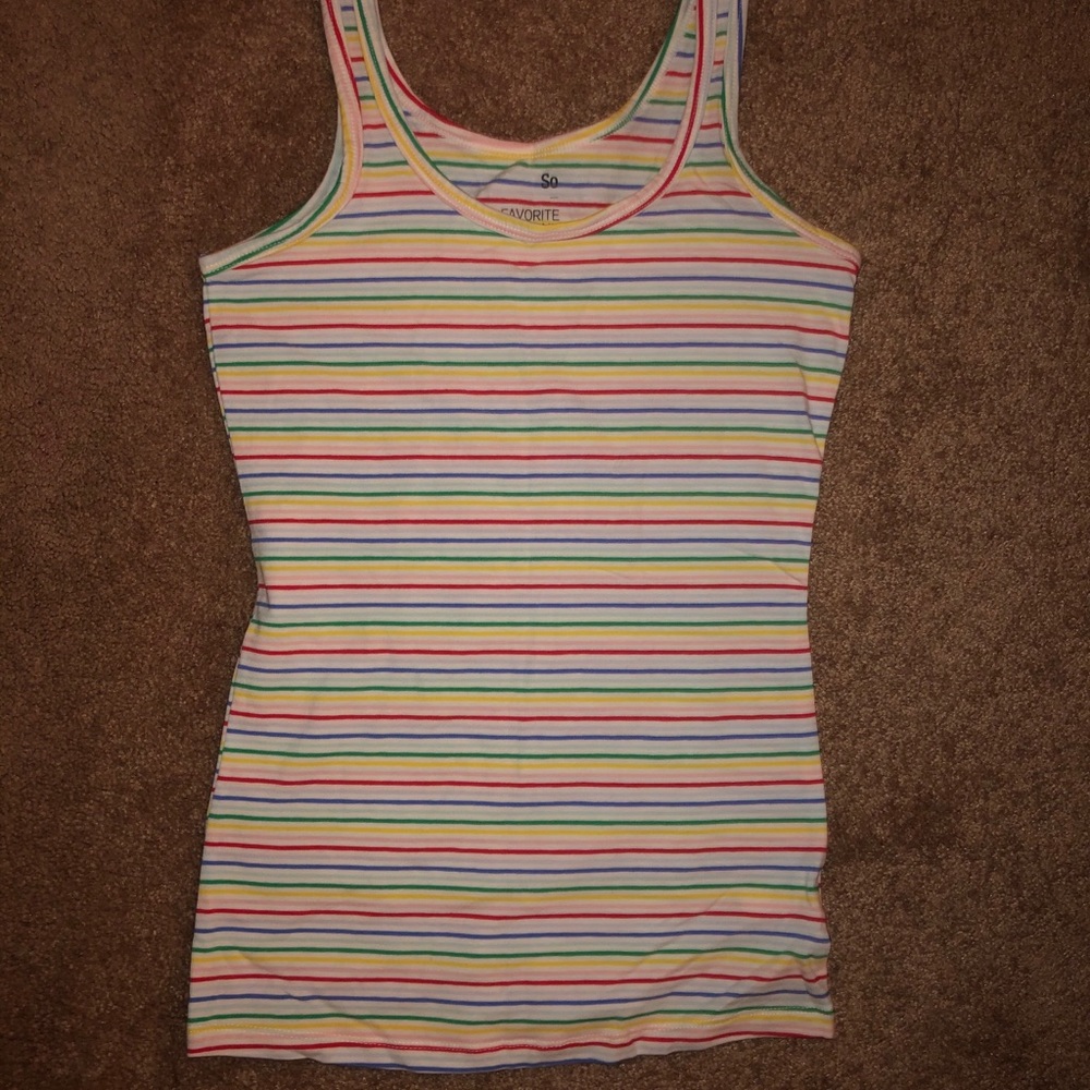 Rainbow tank top